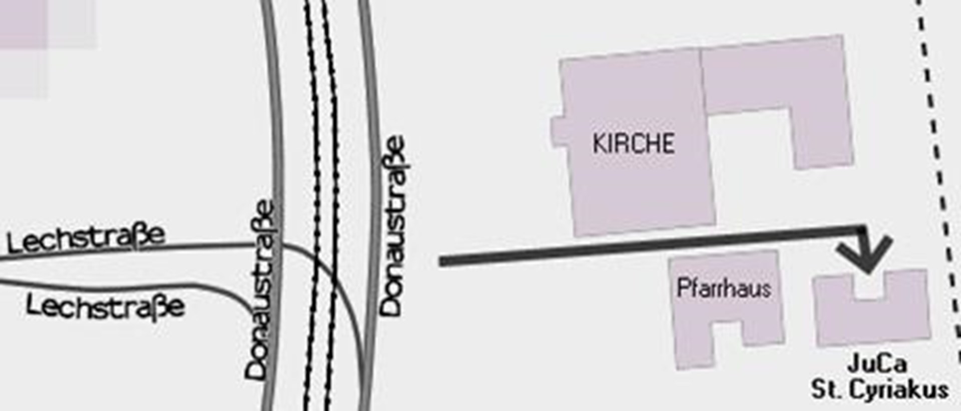 Lageplan Jugendcafé