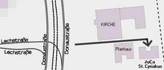 Lageplan Jugendcafé